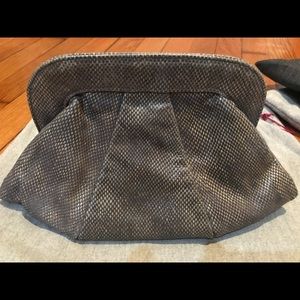 Lauren Merkin Grey Clutch